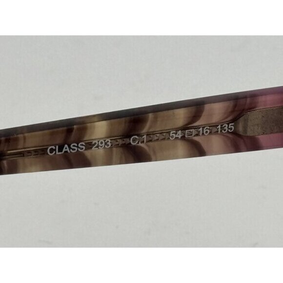 LINEA ROMA - CLASS 293 C1 54-16-135 Brown & Pink Glasses Frames - Picture 6 of 9